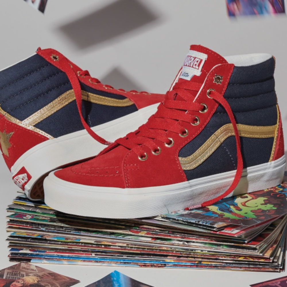 Captain Marvel Vans